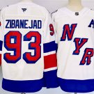 Men's New York Rangers #93 Mika Zibanejad White 2024-25 Stadium Series Jersey