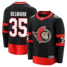 Men's Ottawa Senators #35 Linus Ullmark Fanatics Black Home Premier Breakaway Jersey