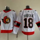 Men Ottawa Senators 18 Tim Stutzle White Stitched jersey