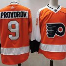 Men's Philadelphia Flyers #9 Ivan Provorov Orange White Stitched NHL Jersey