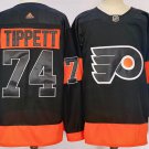 Men's Philadelphia Flyers #74 Owen Tippett Black Alternate Authentic Jersey