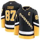 Men's Pittsburgh Penguins #87 Sidney Crosby Black 2024-25 Alternate Stitched Jersey