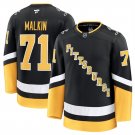 Men's Pittsburgh Penguins #71 Evgeni Malkin Black 2024-25 Alternate Stitched Jersey