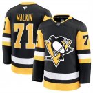 Men's Pittsburgh Penguins #71 Evgeni Malkin Black 2024-25 Home Stitched Jersey