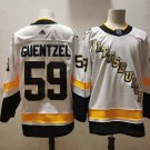 Men's Pittsburgh Penguins #59 Jake Guentzel White 2025 Alternate Stitched Jersey