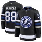 Men's Tampa Bay Lightning #88 Andrei Vasilevskiy Black 2024-25 Alternate Stitched Jersey