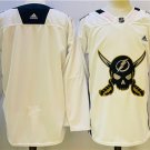 Men's Tampa Bay Lightning Blank White Stitched Jersey