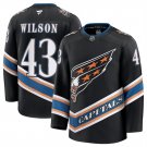Men's Washington Capitals #43 Tom Wilson Black 2024-25 Alternate Stitched Jersey