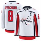Men's Washington Capitals #8 Alexander Ovechkin White 2024-25 Away Jersey