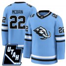 Men's Utah Hockey Mammoth #22 Jack McBain Blue 2025 Limited All Stitched Jersey