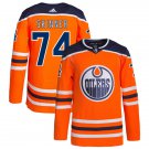 Men's Edmonton Oilers #74 Stuart Skinner Fanatics Home Orange Jersey