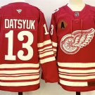 Men's Detroit Red Wings #13 Pavel Datsyuk Red 2025-26 With A Patch Jersey