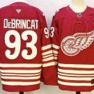 Men's Detroit Red Wings #93 Alex DeBrincat Red 2025-26 Centennial Jersey