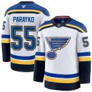 Men's St. Louis Blues #55 Colton Parayko Fanatics Away White Jersey Jersey