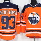 Men's Edmonton Oilers #93 Ryan Nugent-Hopkins adidas Home Orange Jersey