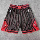 Men's Chicago Bulls Icon Swingman Shorts Pants Black red stripe