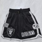 Men's Raiders Swingman Basketball Short Black Zipper pocket Shorts