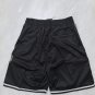 Men's LA Dodgers JUST DON Basketball Black Shorts  Zipper Pants
