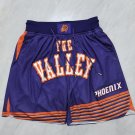 Men's Phoenix Suns Swingman City Basketball Short Purple Zipper pockets