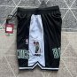 Men's Boston Celtics Just Don Basketball Retro Shorts Black With Patch 33