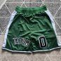 Men's Boston Celtics Just Don Basketball Retro Shorts Green With Patch 0