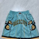 Men's Charlotte Hornets Swingman Basketball City Short Green Zipper pocket Shorts