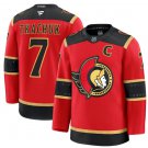 Men's Ottawa Senators #7 Brady Tkachuk Fanatics 2025 Red Alternate Premium Jersey