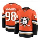 Mens Anaheim Ducks #98 Pavel Mintyukov Fanatics 2025 Orange Home Jersey