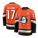 Mens Anaheim Ducks #17 Alex Killorn Fanatics 2025 Orange Home Jersey