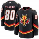 Men's Calgary Flames #80 Daniel Vladar Fanatics Black Alternate Premium Jersey