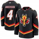 Men's Calgary Flames #4 Rasmus Andersson Fanatics Black Alternate Premium Jersey
