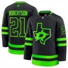 Men's Dallas Stars #21 Jason Robertson Black 2024-25 Alternate Stitched Jersey