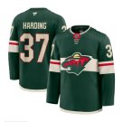Men's Minnesota Wild Retired Player #37 Josh Harding Fanatics Home Green Premium Player Jersey