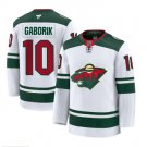 Men's Minnesota Wild Retired Player #10 Marian Gaborik Fanatics Away White Premium Player Jersey