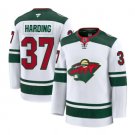 Men's Minnesota Wild Retired Player #37 Josh Harding Fanatics Away White Premium Player Jersey