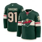 Men's Minnesota Wild #91 Vladimir Tarasenko Fanatics Home Green Premium Player Jersey