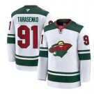 Men's Minnesota Wild #91 Vladimir Tarasenko Fanatics Away White Premium Player Jersey