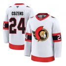 Men's Ottawa Senators #24 Dylan Cozens Fanatics White Away Premium Jersey