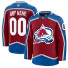Mens Colorado Avalanche Custom Fanatics Burgundy Home Primegreen Player Jersey