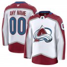 Men's Colorado Avalanche Fanatics White Away Custom Jersey