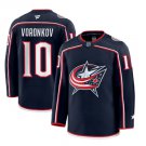 Mens Columbus Blue Jackets #10 Dmitri Voronkov Fanatics Navy Home Premium Jersey