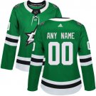 Men's Dallas Stars Custom Fanatics Home Green Jersey