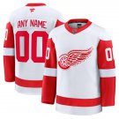 Men's Youth Detroit Red Wings Fanatics White Away Custom Jersey
