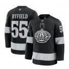 Mens Los Angeles Kings #55 Quinton Byfield Fanatics Black Alternate Premium Player Jersey