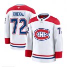 Men's Montreal Canadiens #72 Arber Xhekaj Fanatics White Away Premium Player Jersey