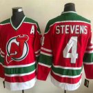 Men's New Jersey Devils #4 Scott Stevens Red Stitched Jersey