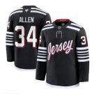 Mens New Jersey Devils #34 Jake Allen Fanatics Black Alternate Premium Jersey