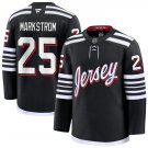 Mens New Jersey Devils #25 Jacob Markstrom Fanatics Black Alternate Premier Player Jersey