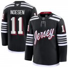 Mens New Jersey Devils #11 Stefan Noesen Fanatics Black Alternate Premier Player Jersey