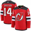 Mens New Jersey Devils #14 Nathan Bastian Fanatics Home Red Player Jersey